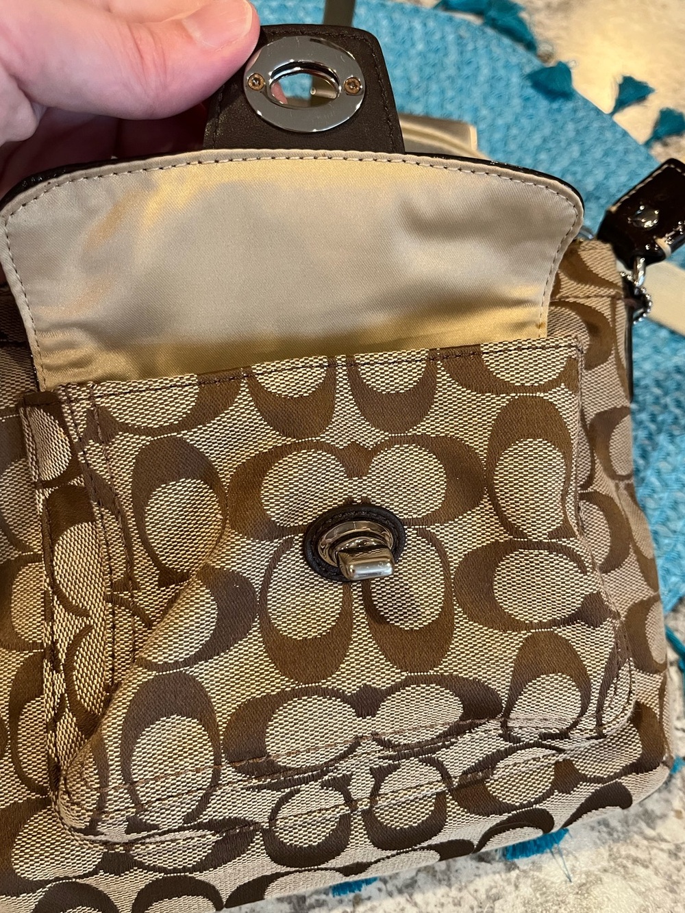 Coach Signature Crossbody - Picture 10 of 15